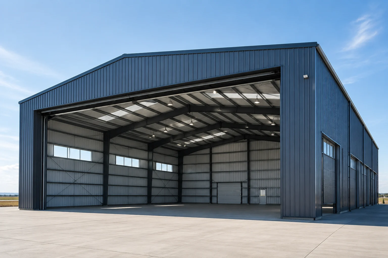 هنجر معدني — Steel hangar